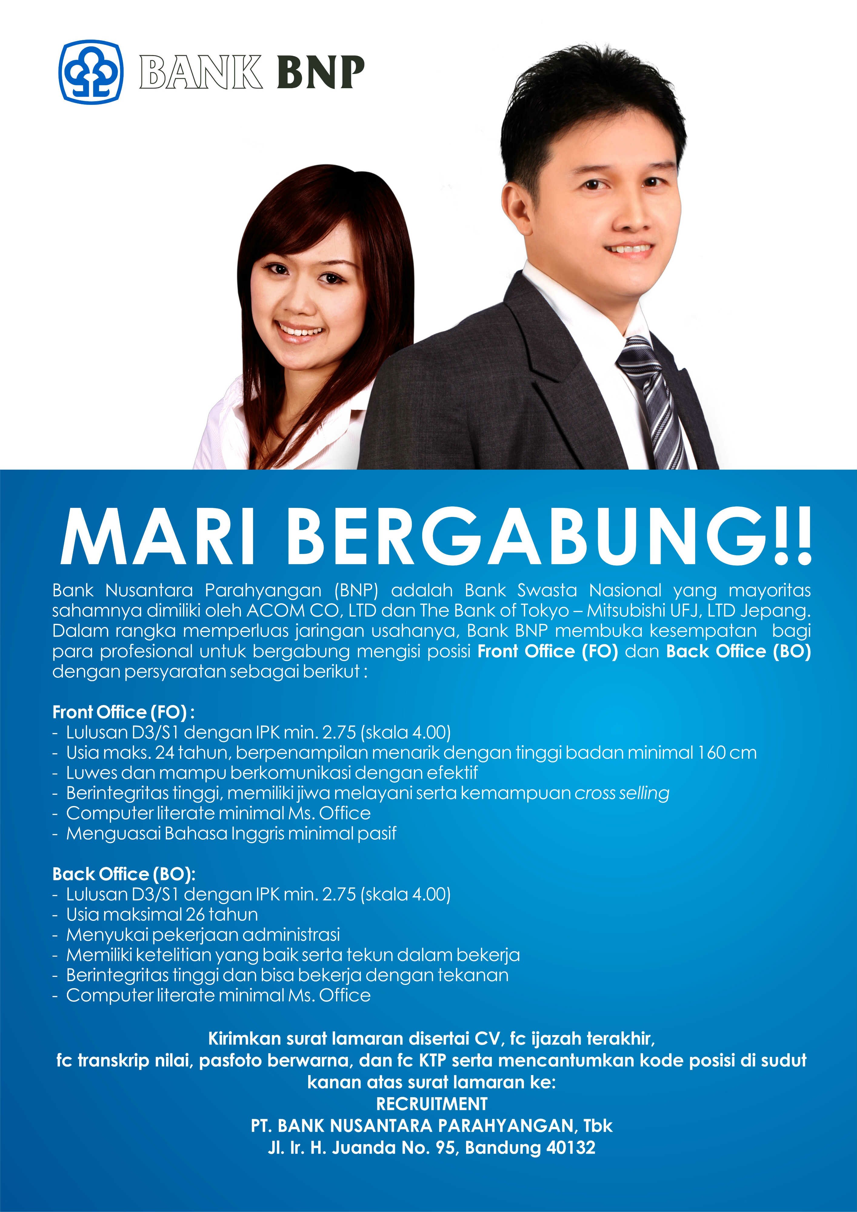 Building Your Career at Bank BNP Januari 2012